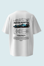 Aston Martin F1 Oversized T-Shirt for Men & Women | Racing Graphic Tee | Aavaran Atlier