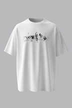 Mahadev Oversized T-Shirt | Shiva Trishul Graphic Tee | Spiritual Streetwear for Men & Women