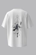 Mahadev Oversized T-Shirt | Shiva Trishul Graphic Tee | Spiritual Streetwear for Men & Women