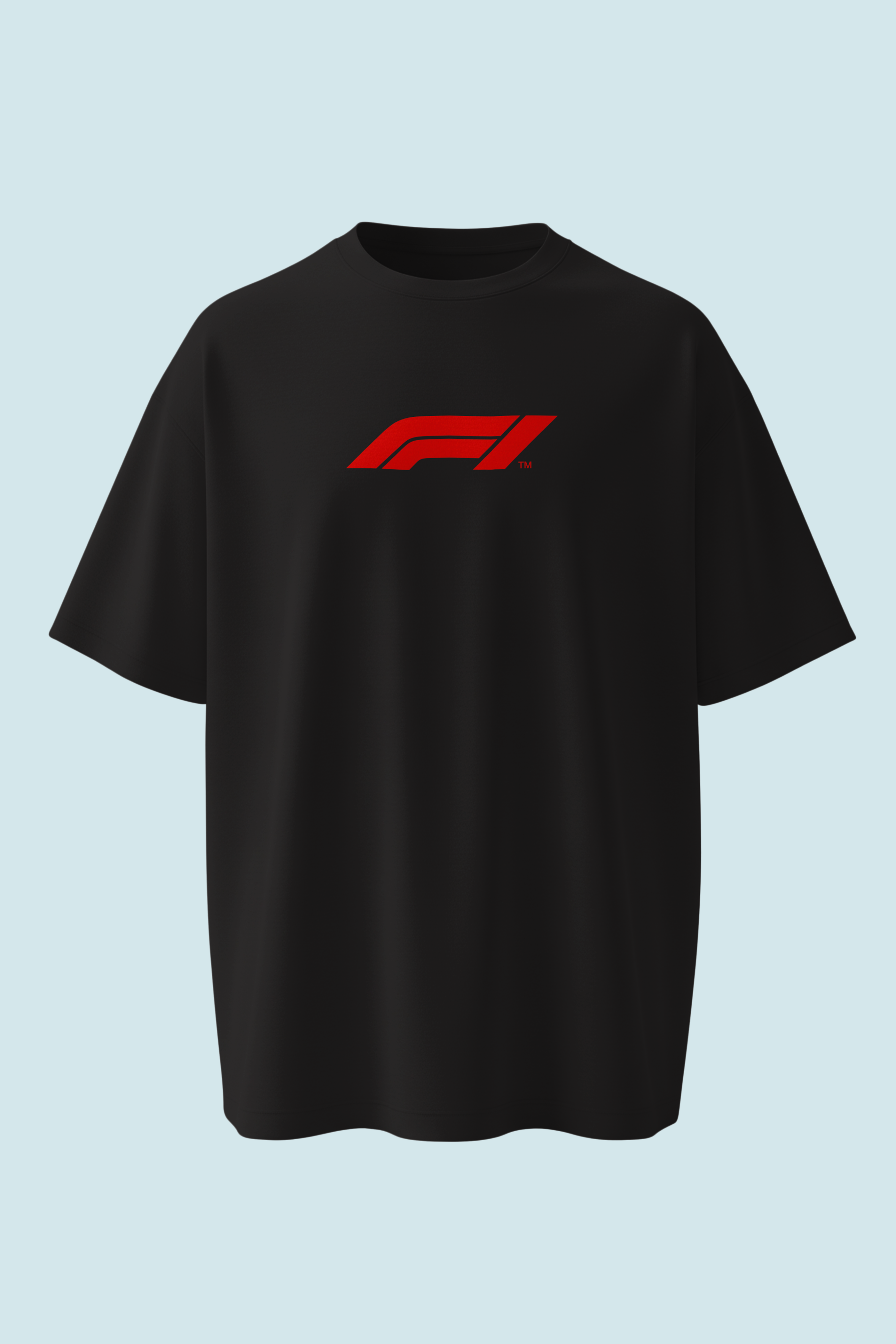 F1 2025 Season Calendar Oversized Tee | Grand Prix Track Map T-Shirt
