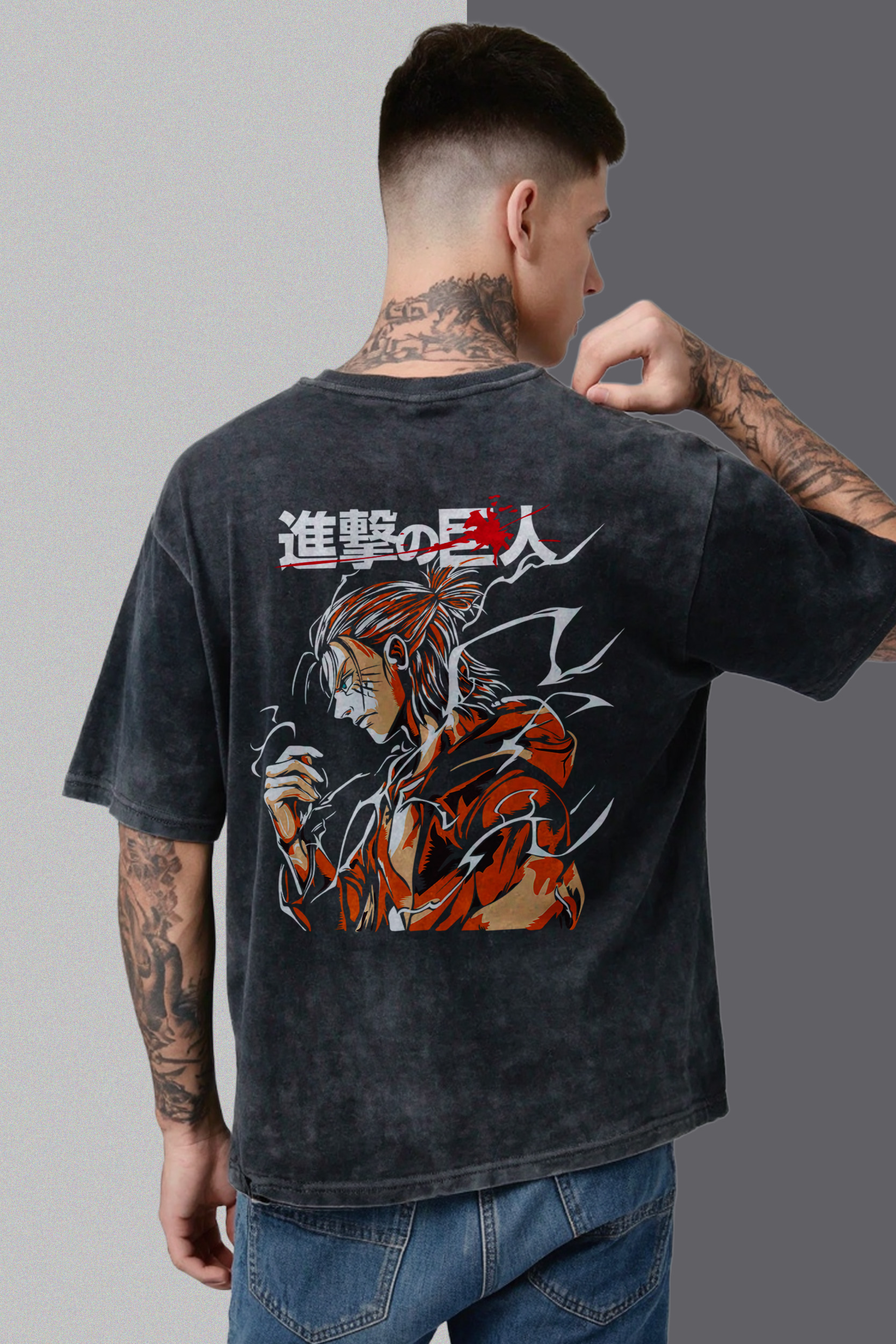 Attack on Titan Oversized Tee | Levi Ackerman Anime Streetwear T-Shirt