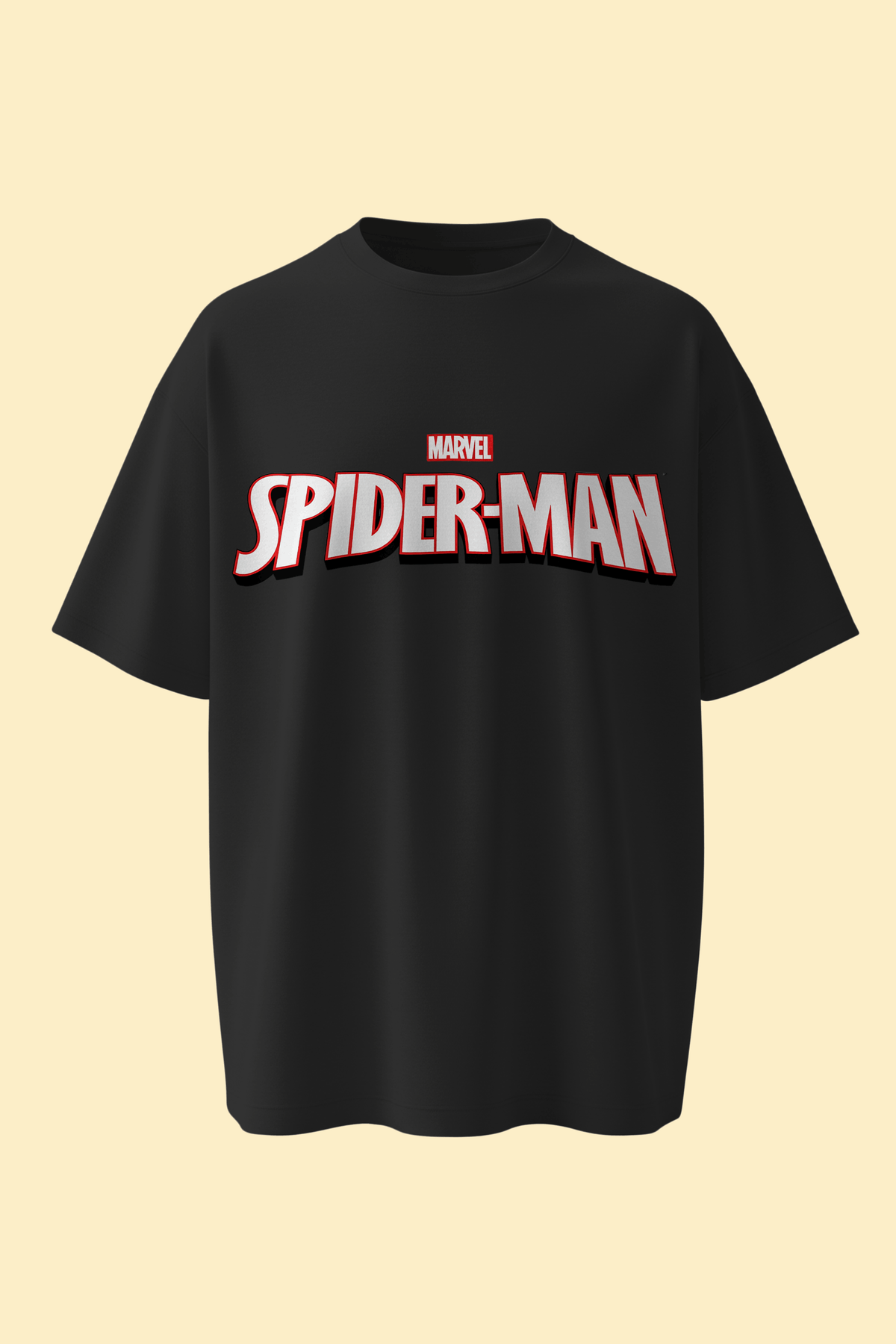 Spider-Man Oversized Tee | Brand New Day Streetwear – Black/White