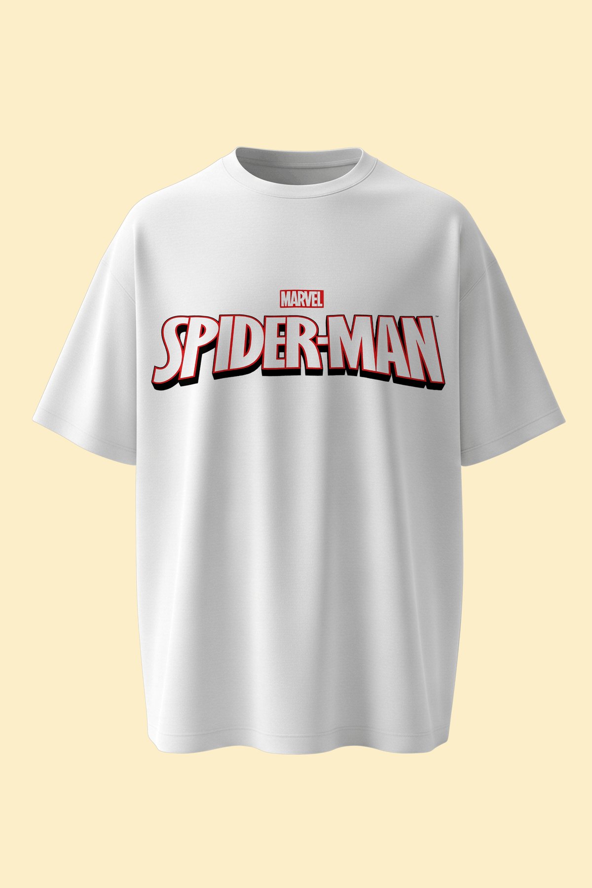 Spider-Man Oversized Tee | Brand New Day Streetwear – Black/White